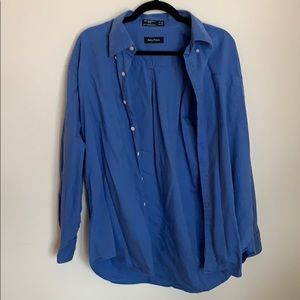 Dark blue button up